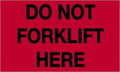 Tape Logic - 5" Long, Fluorescent Red Paper Shipping Label - For Multi-Use - Industrial Tool & Supply