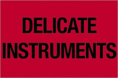 Tape Logic - 3" Long, Fluorescent Red Paper Shipping Label - For Multi-Use - Industrial Tool & Supply