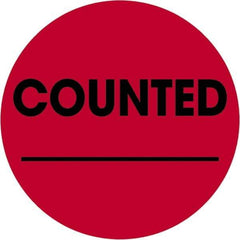 Tape Logic - 2" Long, Fluorescent Red Paper Inventory Labels - For Multi-Use - Industrial Tool & Supply