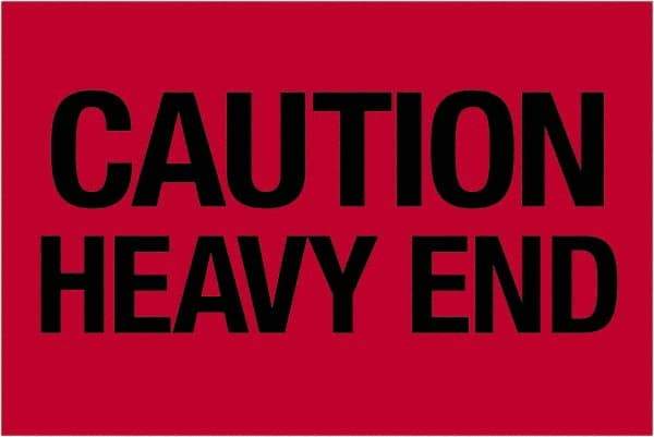 Tape Logic - 3" Long, Fluorescent Red Paper Shipping Label - For Multi-Use - Industrial Tool & Supply