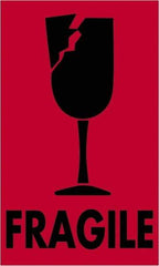 Tape Logic - 5" Long, Fluorescent Red Paper Shipping Label - For Multi-Use - Industrial Tool & Supply