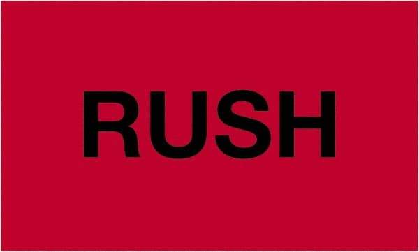 Tape Logic - 5" Long, Fluorescent Red Paper Shipping Label - For Multi-Use - Industrial Tool & Supply