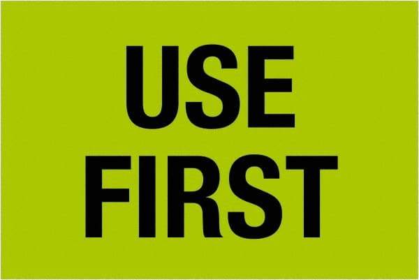 Tape Logic - 3" Long, Fluorescent Green Paper Inventory Labels - For Multi-Use - Industrial Tool & Supply