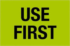 Tape Logic - 3" Long, Fluorescent Green Paper Inventory Labels - For Multi-Use - Industrial Tool & Supply