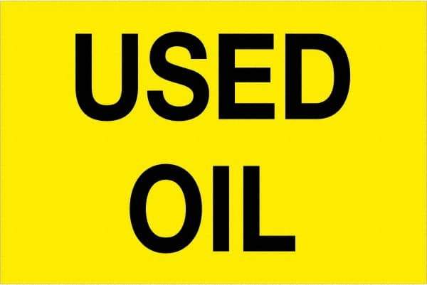 Tape Logic - 3" Long, Fluorescent Yellow Paper Inventory Labels - For Multi-Use - Industrial Tool & Supply