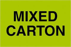 Tape Logic - 3" Long, Fluorescent Green Paper Shipping Label - For Multi-Use - Industrial Tool & Supply