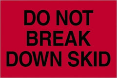 Tape Logic - 3" Long, Fluorescent Red Paper Shipping Label - For Multi-Use - Industrial Tool & Supply