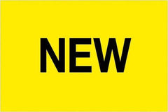 Tape Logic - 3" Long, Fluorescent Yellow Paper Inventory Labels - For Multi-Use - Industrial Tool & Supply