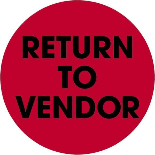 Tape Logic - 2" Long, Fluorescent Red Paper Inventory Labels - For Multi-Use - Industrial Tool & Supply