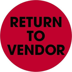 Tape Logic - 2" Long, Fluorescent Red Paper Inventory Labels - For Multi-Use - Industrial Tool & Supply