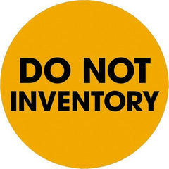Tape Logic - 2" Long, Fluorescent Orange Paper Inventory Labels - For Multi-Use - Industrial Tool & Supply