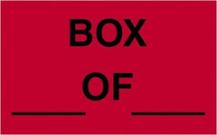 Tape Logic - 2" Long, Fluorescent Red Paper Shipping Label - For Multi-Use - Industrial Tool & Supply