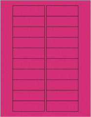 Tape Logic - 3" Long, Fluorescent Pink Paper Laser Label - For Laser Printers - Industrial Tool & Supply