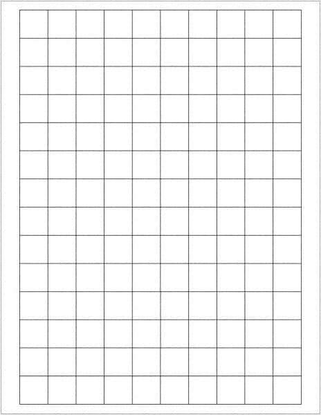 Tape Logic - 3/4" Long, White Paper Laser Label - For Laser Printers - Industrial Tool & Supply