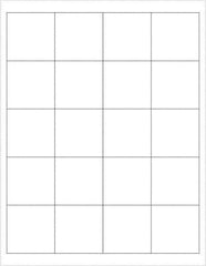 Tape Logic - 2" Long, White Polyester Laser Label - For Laser Printers - Industrial Tool & Supply