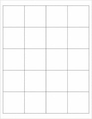 Tape Logic - 2" Long, White Paper Laser Label - For Laser Printers - Industrial Tool & Supply