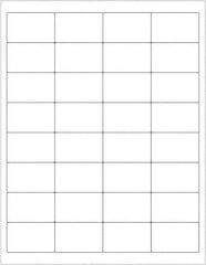 Tape Logic - 2" Long, White Paper Laser Label - For Laser Printers - Industrial Tool & Supply