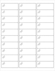 Tape Logic - 2-5/8" Long, Clear Polyester Laser Label - For Laser Printers - Industrial Tool & Supply