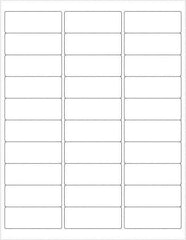 Tape Logic - 2-5/8" Long, Gloss White Paper Laser Label - For Laser Printers - Industrial Tool & Supply