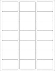 Tape Logic - 2-1/2" Long, White Paper Laser Label - For Laser Printers - Industrial Tool & Supply