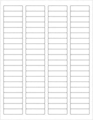 Tape Logic - 1-3/4" Long, White Polyester Laser Label - For Laser Printers - Industrial Tool & Supply