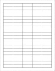 Tape Logic - 1-1/2" Long, White Paper Laser Label - For Laser Printers - Industrial Tool & Supply