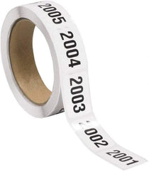 Tape Logic - 1-1/2" Long, Black/White Paper Inventory Labels - For Multi-Use - Industrial Tool & Supply