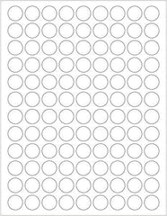 Tape Logic - 3/4" Long, White Paper Laser Label - For Laser Printers - Industrial Tool & Supply