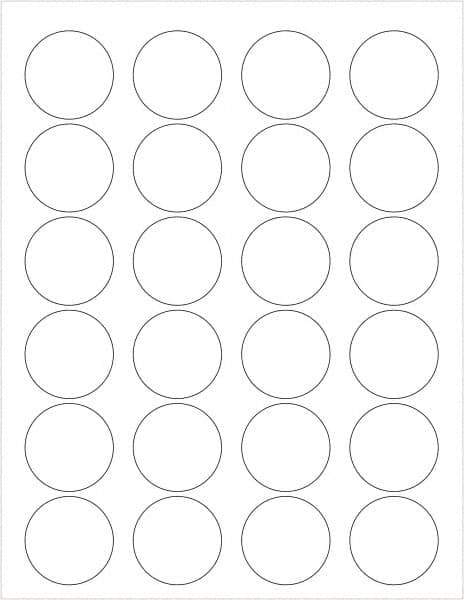 Tape Logic - 1-5/8" Long, White Paper Laser Label - For Laser Printers - Industrial Tool & Supply