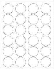 Tape Logic - 1-5/8" Long, White Paper Laser Label - For Laser Printers - Industrial Tool & Supply