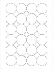 Tape Logic - 1.6" Wide x 1-21/32" Long, White Paper Laser Label - For Laser Printers - Industrial Tool & Supply