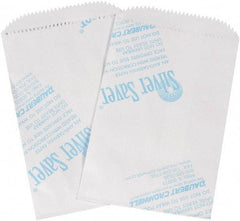Made in USA - 4 x 6", Silver Saver Bags - White - Industrial Tool & Supply