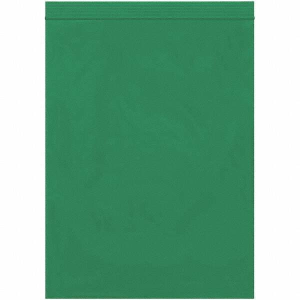 Value Collection - 9 x 12", 2 mil Reclosable Polybags - Green - Industrial Tool & Supply