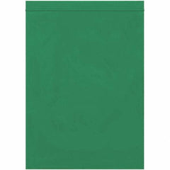 Value Collection - 9 x 12", 2 mil Reclosable Polybags - Green - Industrial Tool & Supply