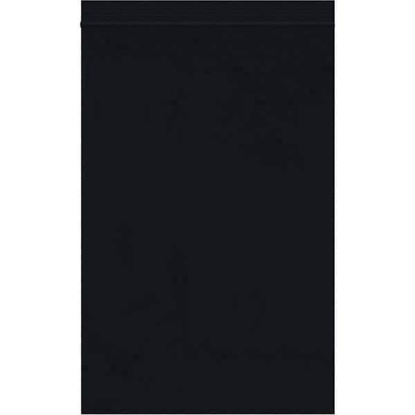 Value Collection - 6 x 9", 2 mil Reclosable Polybags - Black - Industrial Tool & Supply