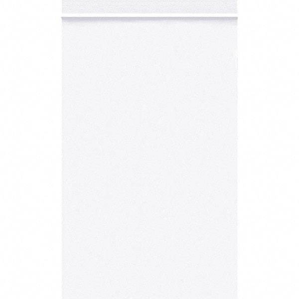 Value Collection - 5 x 8", 2 mil Reclosable Polybags - White - Industrial Tool & Supply