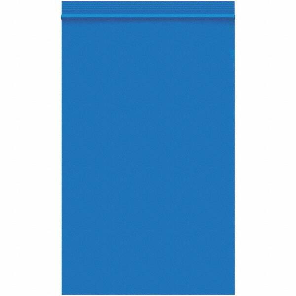 Value Collection - 5 x 8", 2 mil Reclosable Polybags - Blue - Industrial Tool & Supply
