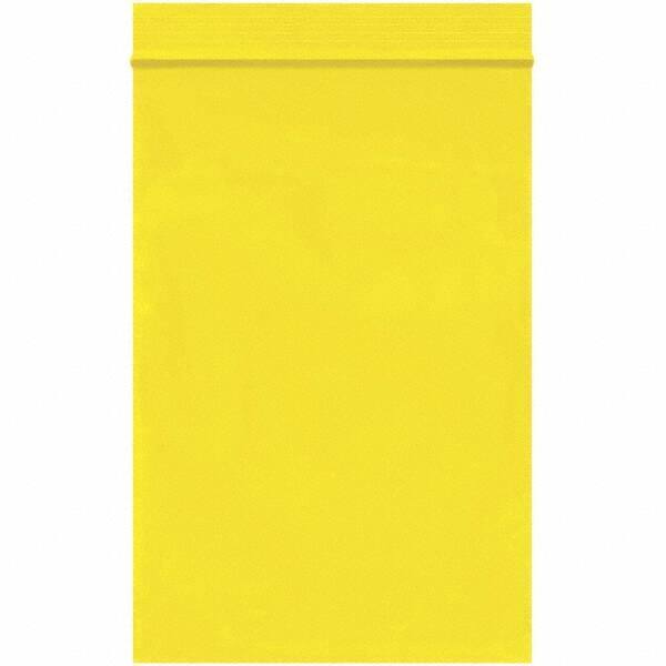 Value Collection - 4 x 6", 2 mil Reclosable Polybags - Yellow - Industrial Tool & Supply