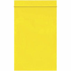 Value Collection - 4 x 6", 2 mil Reclosable Polybags - Yellow - Industrial Tool & Supply