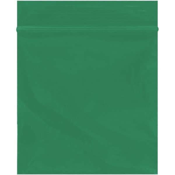 Value Collection - 3 x 3", 2 mil Reclosable Polybags - Green - Industrial Tool & Supply