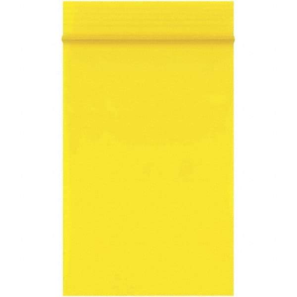 Value Collection - 2 x 3", 2 mil Reclosable Polybags - Yellow - Industrial Tool & Supply
