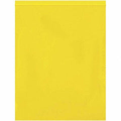 Value Collection - 12 x 15", 2 mil Reclosable Polybags - Yellow - Industrial Tool & Supply