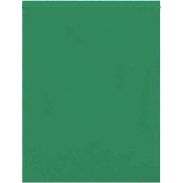 Value Collection - 12 x 15", 2 mil Reclosable Polybags - Green - Industrial Tool & Supply