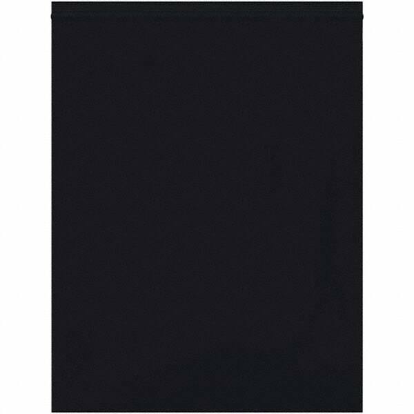 Value Collection - 12 x 15", 2 mil Reclosable Polybags - Black - Industrial Tool & Supply