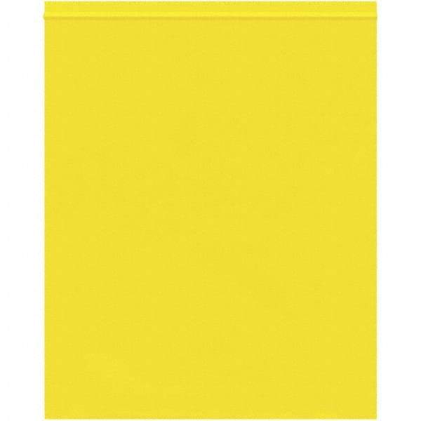 Value Collection - 10 x 12", 2 mil Reclosable Polybags - Yellow - Industrial Tool & Supply