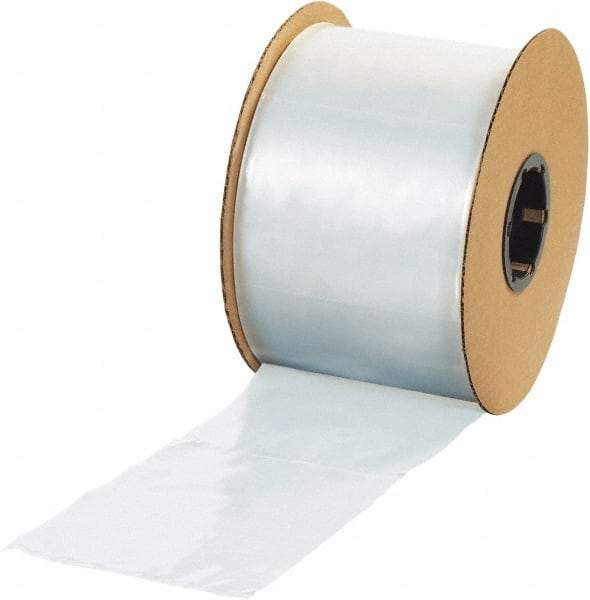 Made in USA - 4 x 6", 1 mil Roll Polybags - Clear - Industrial Tool & Supply