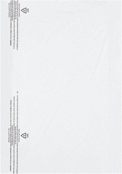 Value Collection - 21 x 30", 0.6 mil Garment Bag - Clear - Industrial Tool & Supply