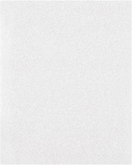 Made in USA - 8 x 10", Flush Cut Foam Pouches - White - Industrial Tool & Supply