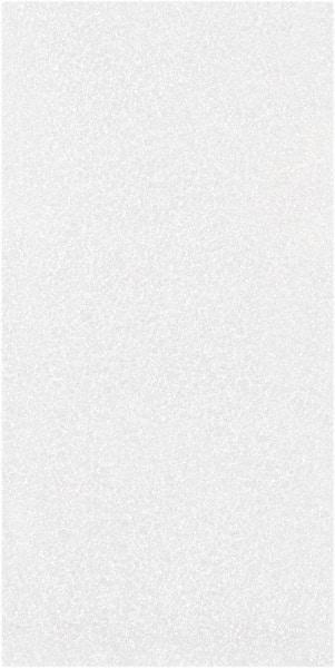 Made in USA - 4 x 8", Flush Cut Foam Pouches - White - Industrial Tool & Supply