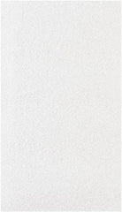 Made in USA - 4 x 7", Flush Cut Foam Pouches - White - Industrial Tool & Supply